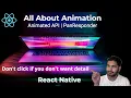 React Native Animation Animated API Pan Responder React Native Full Course 2025
