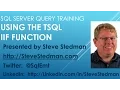 Using the TSQL IIF Function