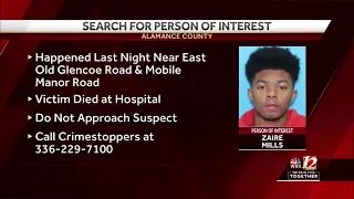 17-year-old considered person of interest in Alamance County killing