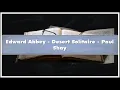 Edward Abbey - Desert Solitaire