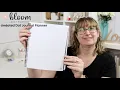 Undated Dot Journaling Planner Calendar Dots - bloom daily planners