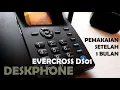 Download Lagu EVERCROSS DESKPHONE DS01 PEMAKAIAN 1 BULAN