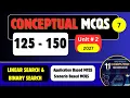 Conceptual Application Based MCQS Linear and Binary Search Unit FBISE NBF 2027
