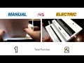 Compare Manual Electric Binding Machines TruBind TB-C20A vs TB-CD600