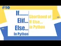 Python Tutorial - 10 If Elif Else in Python Python for Beginners Learnerea