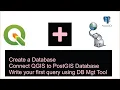 POSTGIS How to connect a spatial database to QGIS Write SQL Queries in QGIS