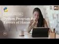 Python Interview Question Python Program for Tower of Hanoi Perfect eLearning