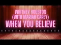 Download Lagu Whitney Houston With Mariah Carey - When You Believe ( Karaoke Version )