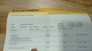 how to read Dr lal path lab CBC report