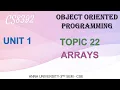 CS8392 - OBJECT ORIENTED PROGRAMMING