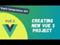 74 Create a Sample Vue 3 Composition API Project and installed Vue router - Vue 3