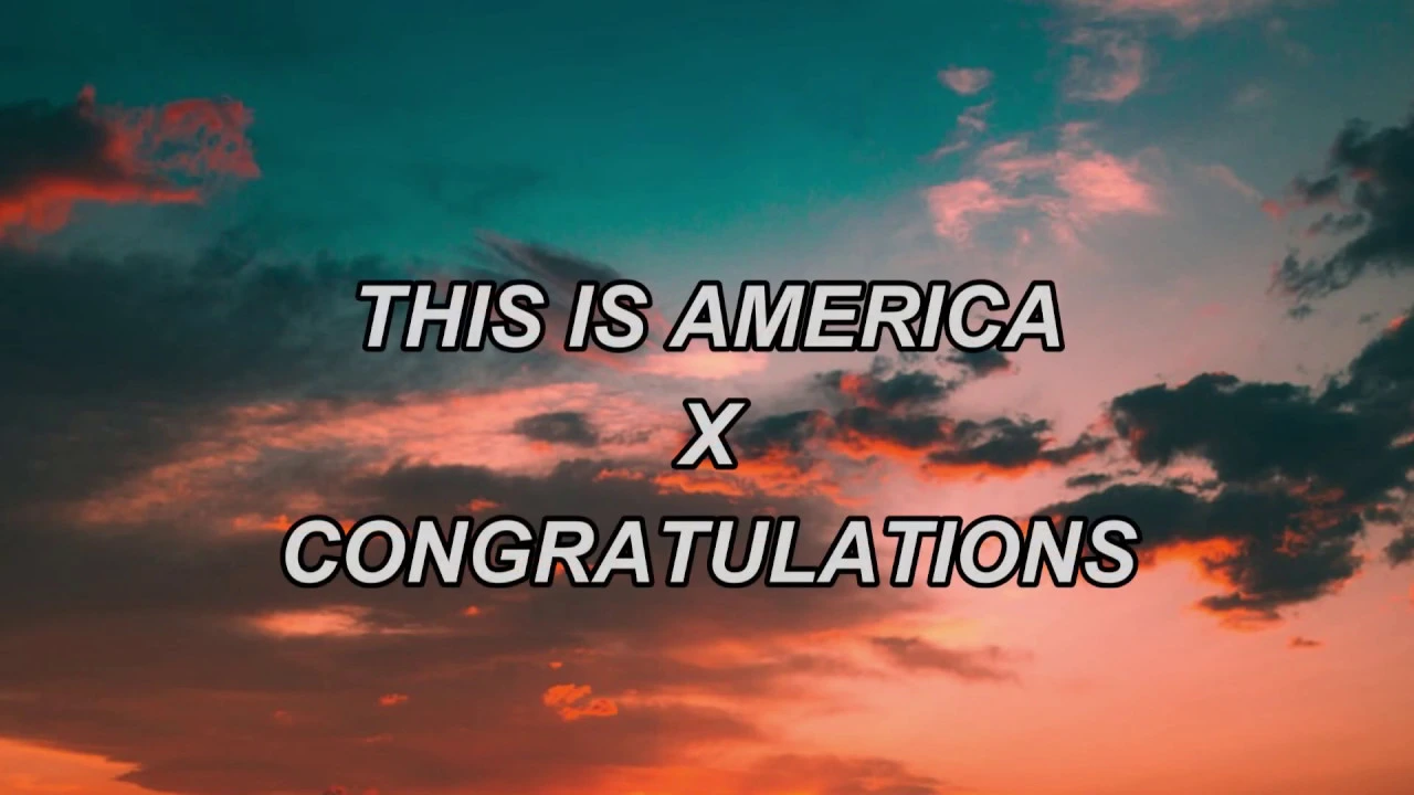 This is America x Congratulations Remix (Lyric Video) Post Malone, Childish Gambino, Carneyval This is America x Congratulations Remix (Lyric Video) Post Malone, Childish Gambino, Carneyval