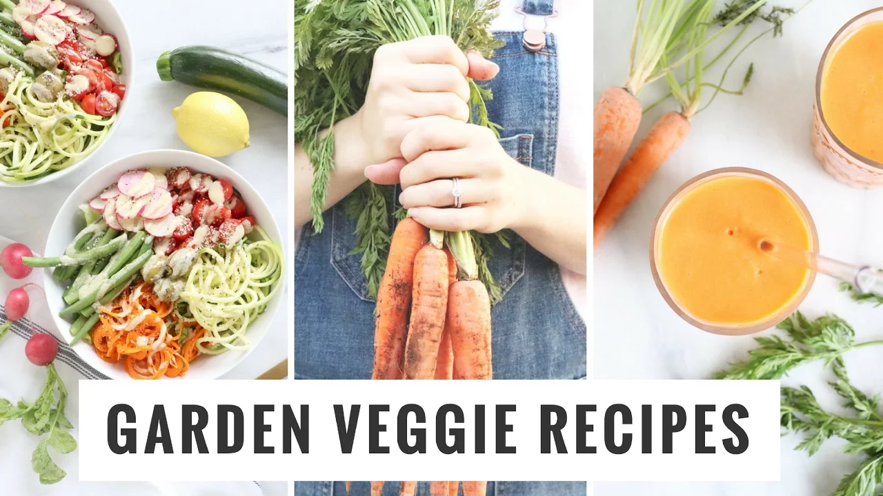 3 Easy, Healthy Recipes With Garden Veggies!   Gluten-Free, Plant-Based   Healthy Grocery Girl