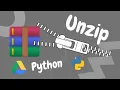 Extract Zip Files in Google Drive with Google Colab Python