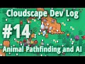 Cloudscape Indie Game Dev Log - New Lighting Animal Pathfinding and AI
