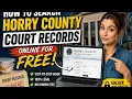 How to search Horry County court records online for free