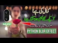Image Gaussian Blur Filter in Python Automation Course