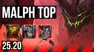 MALPHITE vs SETT TOP 11 38k DMG Legendary EUW Master 25 20