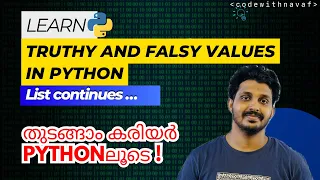 EP 18 Truthy and Falsy values in Python Learn
