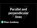 Parallel and perpendicular lines intro Analytic geometry Geometry Khan Academy