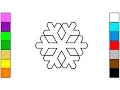 Winter Snowflakes Coloring Pages for Kids
