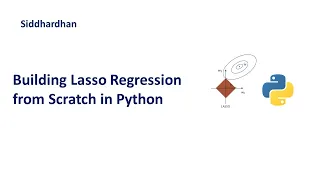 7 4 4 Building Lasso Regression from Scratch in Python