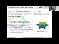 OWOS Patrick Mehlitz - Optimization with Geometric Constraints Asymptotic Stationarity and ALM