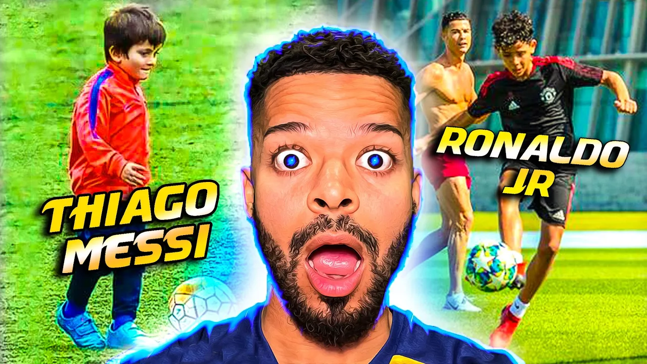 CRISTIANO RONALDO JR & THIAGO MESSI DESTROYING THEIR OPPONENTS! ????????