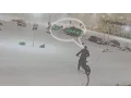 Vector e-bike snow drift