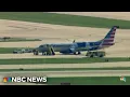 American Airlines flight emergency on the tarmac