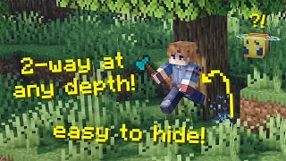 Ultimate Hidden Water Elevator for Minecraft Java