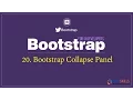 How to create Collapse Panel using Bootstrap