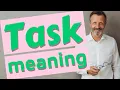 Task Meaning of task