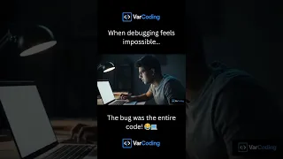Ever spent hours debugging only to find out the whole code was the problem