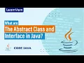 What are the Abstract Class and Interface in Java LearnVern