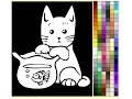 Kitten Coloring Pages For Kids - Kitten Coloring Pages