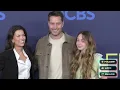 Sofia Pernas Justin Hartley and Isabella Hartley at the 2026 CBS Fest At Paramount Studios in Los An