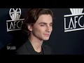Timothee Chalamet s weight was watched Daily Celebrity News Splash TV