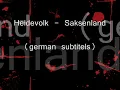 Heidevolk - Saksenland (german subtitles)