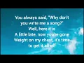 Two friends & Alexander Stewart Wrong way lyrics