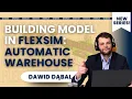 BUILDING MODEL IN FLEXSIM AUTOMATIC WAREHOUSE Step-by-Step Simulation Tutorial Part 1