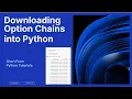 How to Download Stock Options Data in Python in under 75 seconds