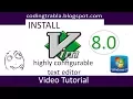 Install Vim 8 0 on Windows 7 - highly configurable text editor byAO