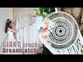 Crochet Doily Tutorial l How To Make A Giant Crochet Dreamcatcher