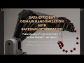 Data-efficient Domain Randomizationwith Bayesian Optimization -