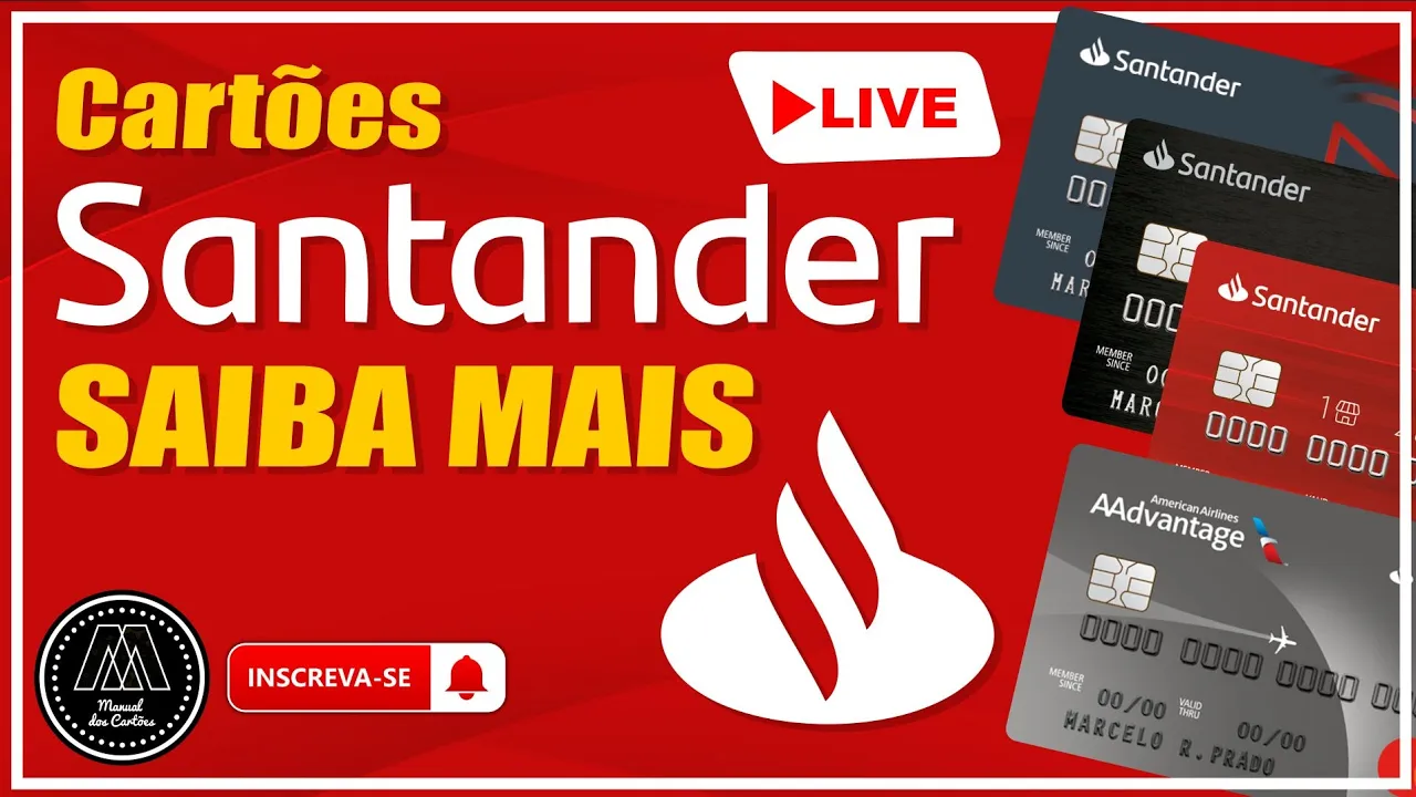 ???? LIVE | CARTÕES SANTANDER | LIMITES | PONTUAÇÃO | FREE