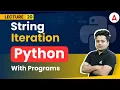 What is string iteration Python Programming Course Coding Adda247