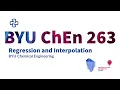 Introduction to Regression and Interpolation with Python