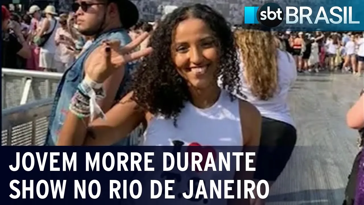 Jovem morre em show da Taylor Swift no Rio de Janeiro | SBT Brasil (18/11/23)