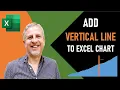 How Can I Add a Vertical Line to an Excel Graph